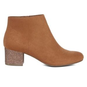 GLITTER HEEL BOOTIES! Arizona Paisley Bootie